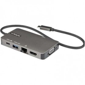 StarTech DKT30CHVPD2 USB-C Multiport Adapter - USB C to 4K HDMI/VGA, PD, 3xUSB, GbE