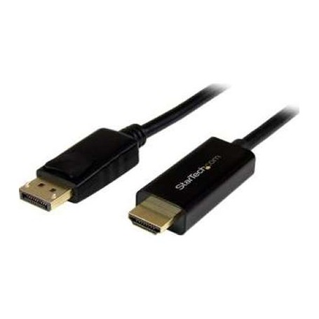 StarTech.com DP2HDMM3MB 3m (10 ft) DisplayPort to HDMI Adapter Cable - 4K  30Hz