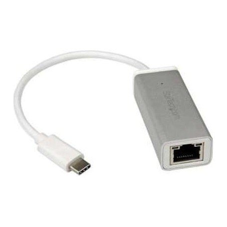 StarTech.com US1GC30A USB C to Gigabit Ethernet Adapter with Aluminum Housing - Silver