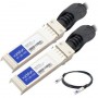 Netgear AGC761-AO Compatible TAA Compliant 1000Base-CU SFP Direct Attach Cable (Passive Twinax, 1m)