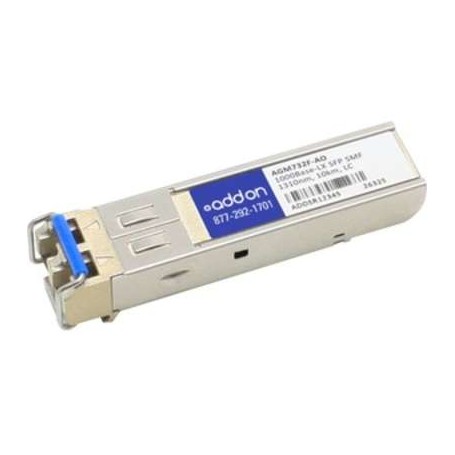 Netgear AGM732F-AO Compatible TAA 1000Base-LX SFP Transceiver (SMF, 1310nm, 10km, LC, DOM)