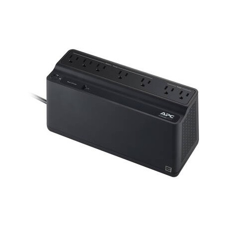 APC BE600M1 Back-UPS 600VA UPS Battery Backup & Surge Protector with USB Charging Port
