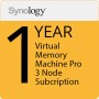 Synology VMMPRO-3NODE-S1Y Virtual Machine Manger Pro Network management 1 year(s)
