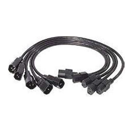 APC AP9890 2ft Power Cord Kit (5 ea), C13 to C14, 0.6m