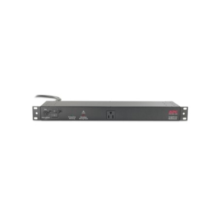 APC NET9RMBLK Black Rackmount Performance SurgeArrest