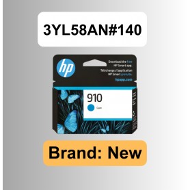 HP 3YL58AN 910 Cyan Ink Cartridge | Works with HP OfficeJet 8010, 8020 Series