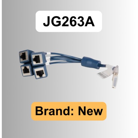 HPE JG263A X260 Mini D-28 to 4-RJ45 0.3M Router Cable