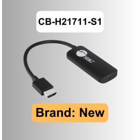 Siig CB-H21711-S1 video cable adapter 5.91" (0.15 m) HDMI Type A (Standard) USB Type-C + Micro-USB Black