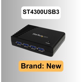 StarTech.com 46.99 4 Port Black SuperSpeed USB 3.0 Hub - 4 Port USB 3.0 Hub