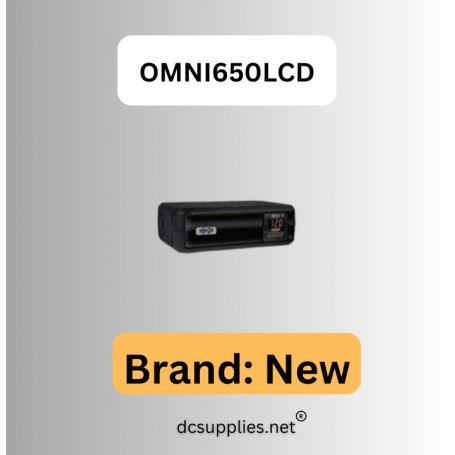 Tripp Lite OMNI650LCD Omni LCD 650VA 350W UPS 5-15R 8-Outlet (4-Surge) 120V
