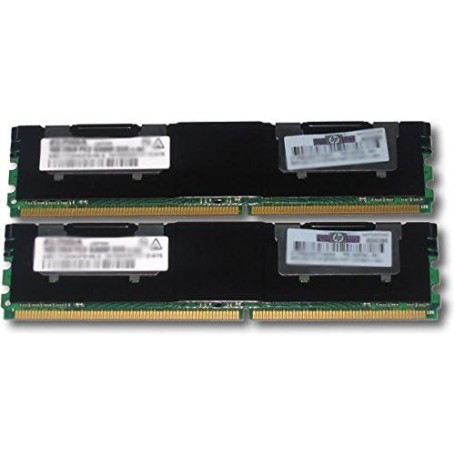 HP 8GB Kit (2 x 4GB) DDR2-667MHz PC2-5300 ECC Fully Buffered CL5 240-Pin DIMM Memory Kit