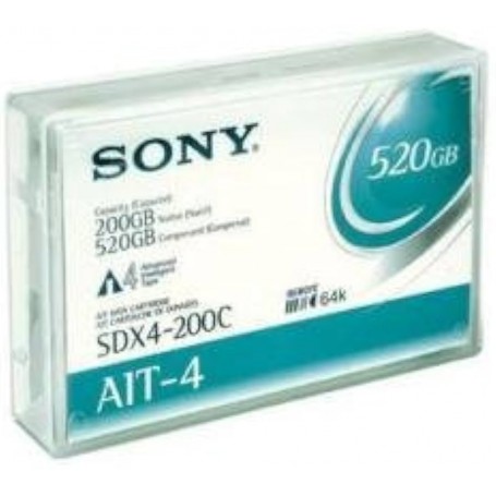 Sony SDX4-200C AIT-4 Backup Tape Cartridge 200 GB/520 GB