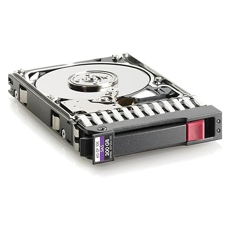 HP 300GB, 10k RPM, 6GB/s, 2.5-inch, Dual-Port, SFF, SAS Hard Drive with Tray