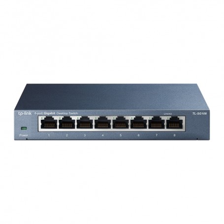 TP-Link TL-SG108 8 Port Gigabit Unmanaged Ethernet Network Switch