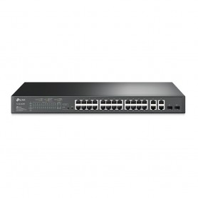 TP-LINK TL-SL2428P JetStream 24-Port 10/100Mbps + 4-Port Gigabit Smart Switch