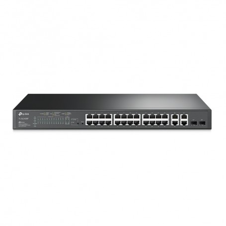 TP-LINK TL-SL2428P JetStream 24-Port 10/100Mbps + 4-Port Gigabit Smart Switch