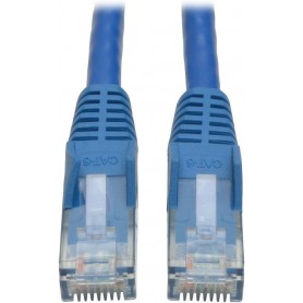 Tripp Lite N201-003-BL 3ft Blue Cat6 Gigabit Snagless Molded Patch Cable RJ45 M/M