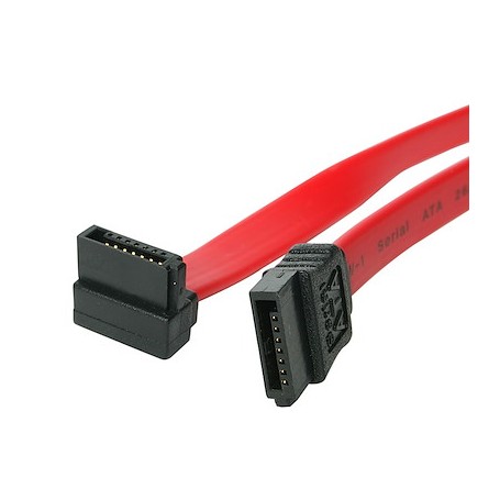 StarTech SATA18RA1.com 18 inch SATA to Right Angle SATA Serial ATA Cable