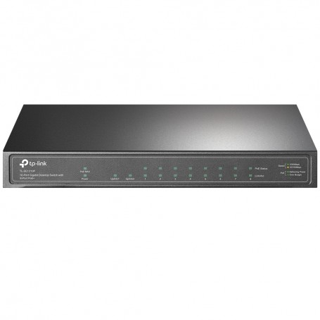 TP-LINK TL-SG1210P 10-Port Gigabit Desktop Switch with 8-Port PoE+