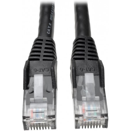 Tripp Lite N201-014-BK 14ft Black Cat6 Gigabit Snagless Molded Patch Cable RJ45 M/M