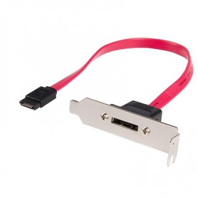 StarTech ESATAPLT1LP.com 1ft Low Profile SATA to eSATA Plate Adapter