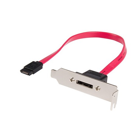 StarTech ESATAPLT1LP.com 1ft Low Profile SATA to eSATA Plate Adapter