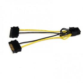 StarTech SATPCIEX8ADP.com 6 inch SATA Power to 8 Pin PCIe Video Card Power Cable Adapter