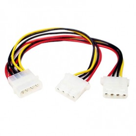 StarTech PYO2L.com LP4 to 2x LP4 Power Y Splitter Cable - 4 pin Molex Adapter