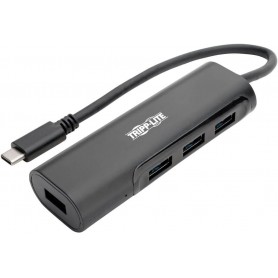 Tripp Lite U460-004-4AB 4-Port USB 3.1 Hub, 4x USB-A, Thunderbolt - Black