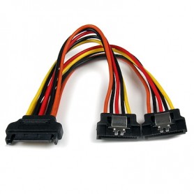 StarTech PYO2LSATA .com 6 inch Latching SATA Power Y Splitter Cable Adapter - M/F