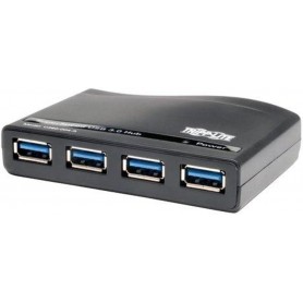 Tripp Lite U360-004-R 4-Port SuperSpeed USB 3.0 Hub 5Gbps Bus Powered with Power Adapter