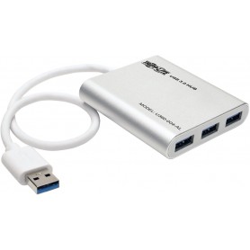 Tripp Lite U360-004-AL 4 Port Portable USB Mini Hub USB 3 Superspeed Laptop Chromebook