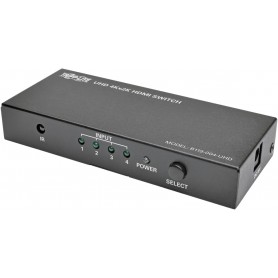 Tripp Lite B119-004-UHD 4-Port HDMI Switch for Video & Audio 4Kx2K UHD 60Hz with Remote Control