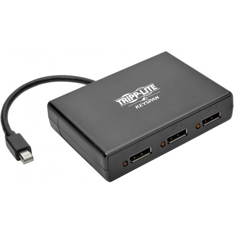 Tripp Lite B155-003-DP-V2 3-Port Mini DisplayPort 1.2 to DisplayPort Multi-Stream Transport (MST) Hub