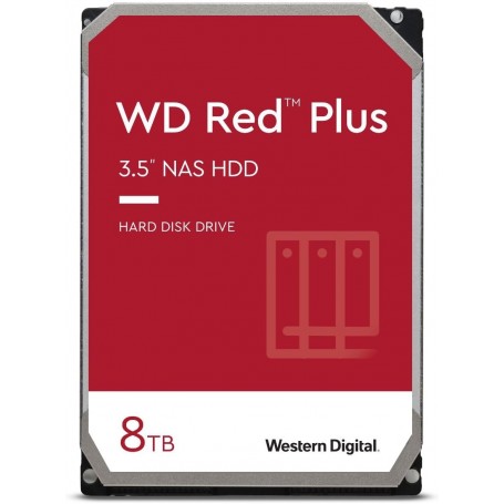 Western Digital WD80EFZZ 8TB WD Red Plus NAS Internal Hard Drive