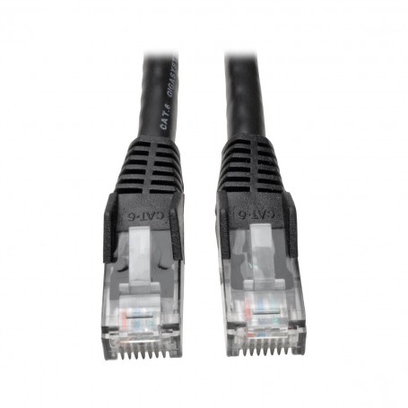 Tripp Lite N201-020-BK 20ft Black Cat6 Gigabit Snagless Molded Patch Cable RJ45 M/M