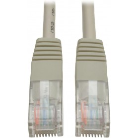Tripp Lite N002-007-GY 7ft Cat5e 350MHz Strain-relief Molded Patch Cable RJ45 M/M Gray