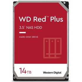 Western Digital WD140EFGX 14TB WD Red Plus NAS Internal Hard Drive HDD - 7200 RPM, SATA 6 GB