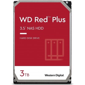 Western Digital WD30EFZX 3TB WD Red Plus NAS Internal Hard Drive HDD - 5400 RPM, SATA 6 Gb