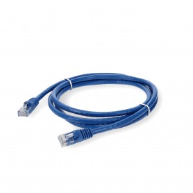 AddOn ADD-3FCAT6-BE 3FT CAT6 UTP Cop Patch Cable RJ45 M/M Blue