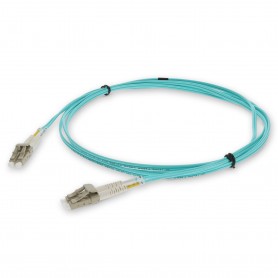 AddOn ADD-LC-LC-2M5OM4 2M Lomm OM4 Fiber Optic Male LC/LC 50/125 Duplex Aqua Cable