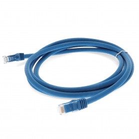Addon ADD-10FCAT6A-BE RJ-45 M/M Patch Cable 10FT Blue CAT6A UTP PVC CU