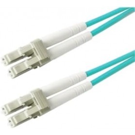 AddOn ADD-LC-LC-10M5OM3 10M 10G Lomm Fiber Optic Patch Cable OM3 Duplex LC/LC 50/125 Aqua