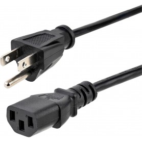 StarTech.com PXT101 6ft IBM Monitor/Printer/PC Grounded Power Cable M/F