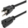 StarTech.com PAC1011410 10 ft 14 AWG Power Cord Extension - NEMA 5-15R to NEMA 5-15P