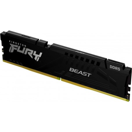 Kingston KF548C38BBK2-64 Technology 64GB 4800MHZ DDR5 CL38 DIMM Kit Of 2 Fury Beast Black