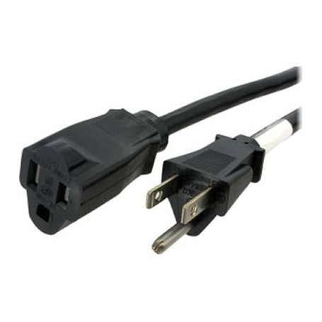 StarTech.com PAC101146 6 ft 14 AWG Power Cord Extension - NEMA 5-15R to NEMA 5-15P