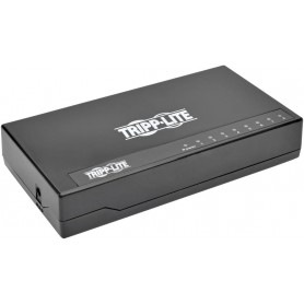 Tripp Lite NG8P 8-Port 10/100/1000 Mbps Desktop GbE Unmanaged Switch with Plastic Housing