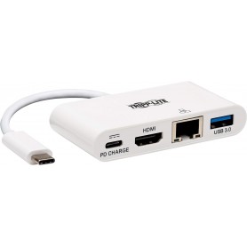 Tripp Lite U444-06N-H4GU-C USB C to HDMI Multiport Adapter Converter Hub