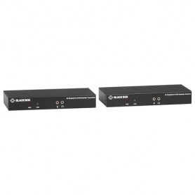 Black Box  KVXLCDPF-100-SFPBUN2 KVX Series KVM Extender over Fiber - 4K, Single-Head DisplayPort USB 2.0